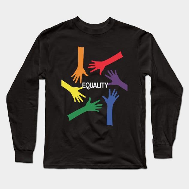 equality metter Long Sleeve T-Shirt by tedd